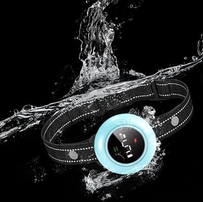 Show full view: GroovyPets 550-Yard Auto Anti-Bark Remote Dog Training Shock Dog Collar, Sky Blue slide 6 of 9