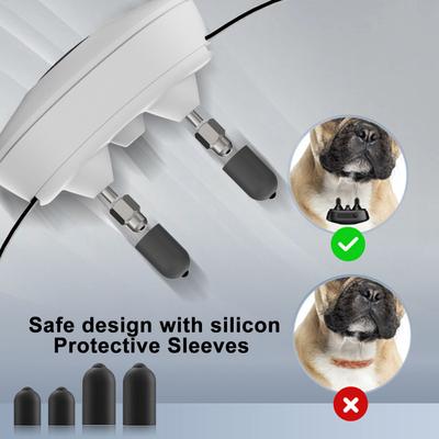 Show full view: GroovyPets 550-yard Remote Dog Training Shock Collar, One Size, White slide 9 of 11