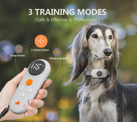 Show full view: GroovyPets 550-yard Remote Dog Training Shock Collar, One Size, White slide 4 of 11