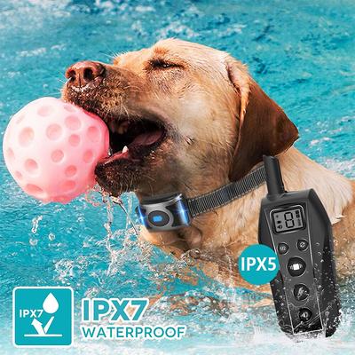 Show full view: GroovyPets 650 Yard Waterproof Dog Training Shock Collar, 1 collar slide 6 of 9