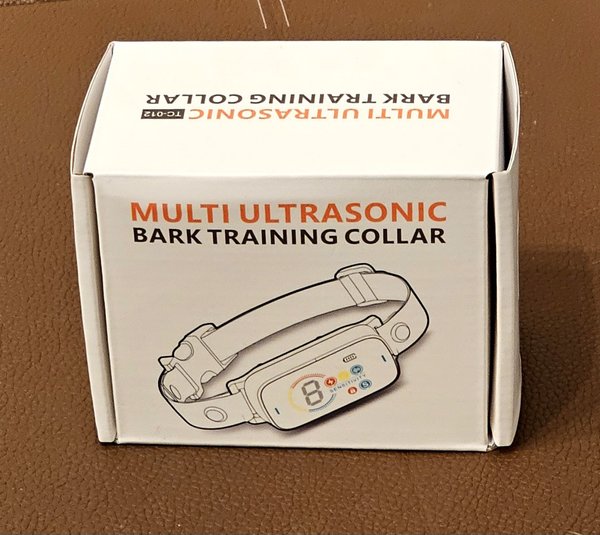Show full view: GroovyPets Color Screen Ultrasonic Auto Anti-Bark Dog Collar, Black slide 7 of 8