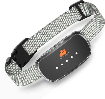 Show full view: GroovyPets Rechargeable Waterproof Bark Control Training Dog Collar, One Size, Black slide 1 of 10