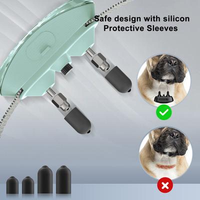 Show full view: GroovyPets Rechargeable Waterproof Bark Control Training Dog Collar, One Size, Green slide 9 of 11