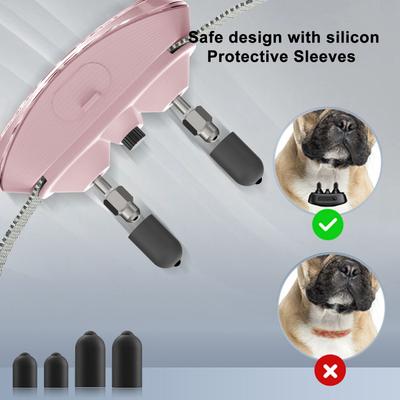 Show full view: GroovyPets Rechargeable Waterproof Bark Control Training Dog Collar, One Size, Pink slide 7 of 10