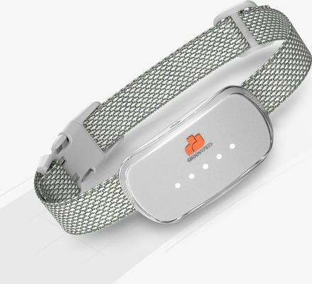 Show full view: GroovyPets Rechargeable Waterproof Bark Control Training Dog Collar, One Size, White slide 1 of 10