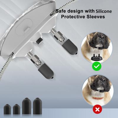 Show full view: GroovyPets Rechargeable Waterproof Bark Control Training Dog Collar, One Size, White slide 7 of 10