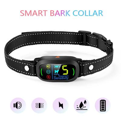 Show full view: GroovyPets Smart Barking Control Waterproof Automatic Anti Bark Dog Collar, Black slide 2 of 9