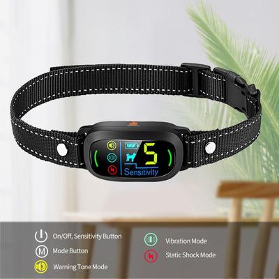 Show full view: GroovyPets Smart Barking Control Waterproof Automatic Anti Bark Dog Collar, Black slide 6 of 9