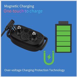 GroovyPets Smart Barking Control Waterproof Automatic Anti Bark Dog Collar, Black