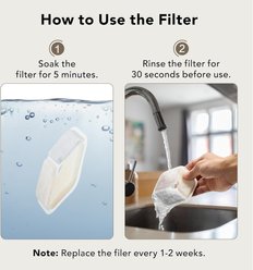 GroovyPets Stainless Steel 152-oz Water Fountain Replacement Filters & Pre-Filter Sponges, 9 count slide 2 of 4