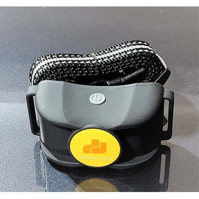 GroovyPets GroovyPets T221 650 Yard Auto Anti-bark Remote Dog Training Replacement Shock Collar, Black