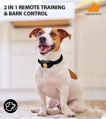 Show full view: GroovyPets T221 650 Yard Auto Anti-bark Remote Dog Training Replacement Shock Collar, Black slide 4 of 4