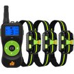 Show in main carousel: GroovyPets Three-Dog Kit 800 Yard Waterproof Long-Life Rechargable Remote Dog Training Shock Collar System slide 1 of 11
