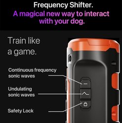 GroovyPets Ultrasonic Bark Deterrent Dog Training Device, Orange slide 2 of 7