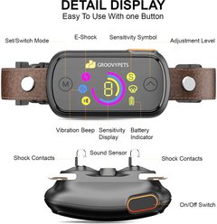 GroovyPets Waterproof Smart Barking Control Dog Collar slide 2 of 8