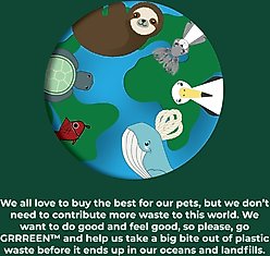 Grrreen Arctic Hare Catnip Plush Cat Toy, Grey, Small slide 2 of 6