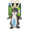 Show in main carousel: Grrreen Arctic Hare with Rope Squeaky Plush Dog Toy, Medium slide 1 of 7