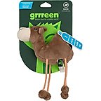 Grrreen Camel Plush Cat Toy with Catnip, Brown, Small