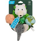 Grrreen Earth Animals Plush Cat Toy with Catnip, Multi, Small, 5 count