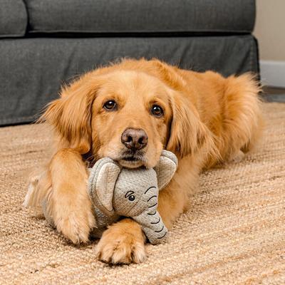 Show full view: Grrreen Elephant Squeaky Plush Dog Toy, Large slide 4 of 7