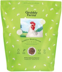 Grubbly Farms Grubblies World Harvest Oven-Dried Black Soldier Fly Grubs Chicken Treats, 5-lb bag