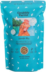 Grubbly Farms Omega Mix Supplement for Chickens, 1-lb bag