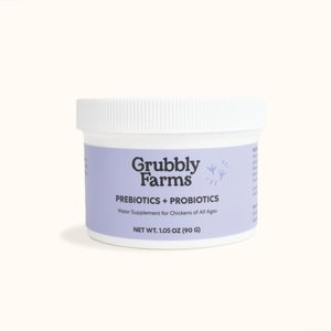 Grubbly Farms Prebiotics + Probiotics Poultry Powder Supplement, 30-g jar