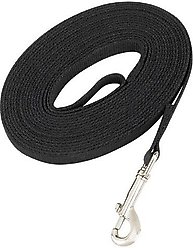 Guardian Gear Cotton Web Training Dog Lead, 15-ft, Black