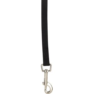 Guardian Gear Cotton Web Training Dog Lead, 30-ft, Black