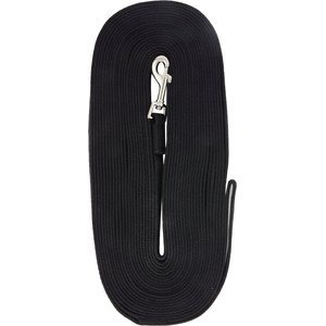 Guardian Gear Cotton Web Training Dog Lead, 50-ft, Black