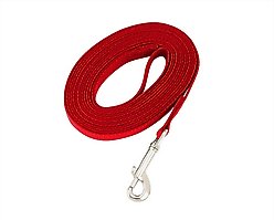 Guardian Gear Cotton Web Training Dog Lead, 50-ft, Red