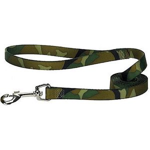Guardian Gear Nylon Dog Lead, Green Camo, 6' x 1" lead