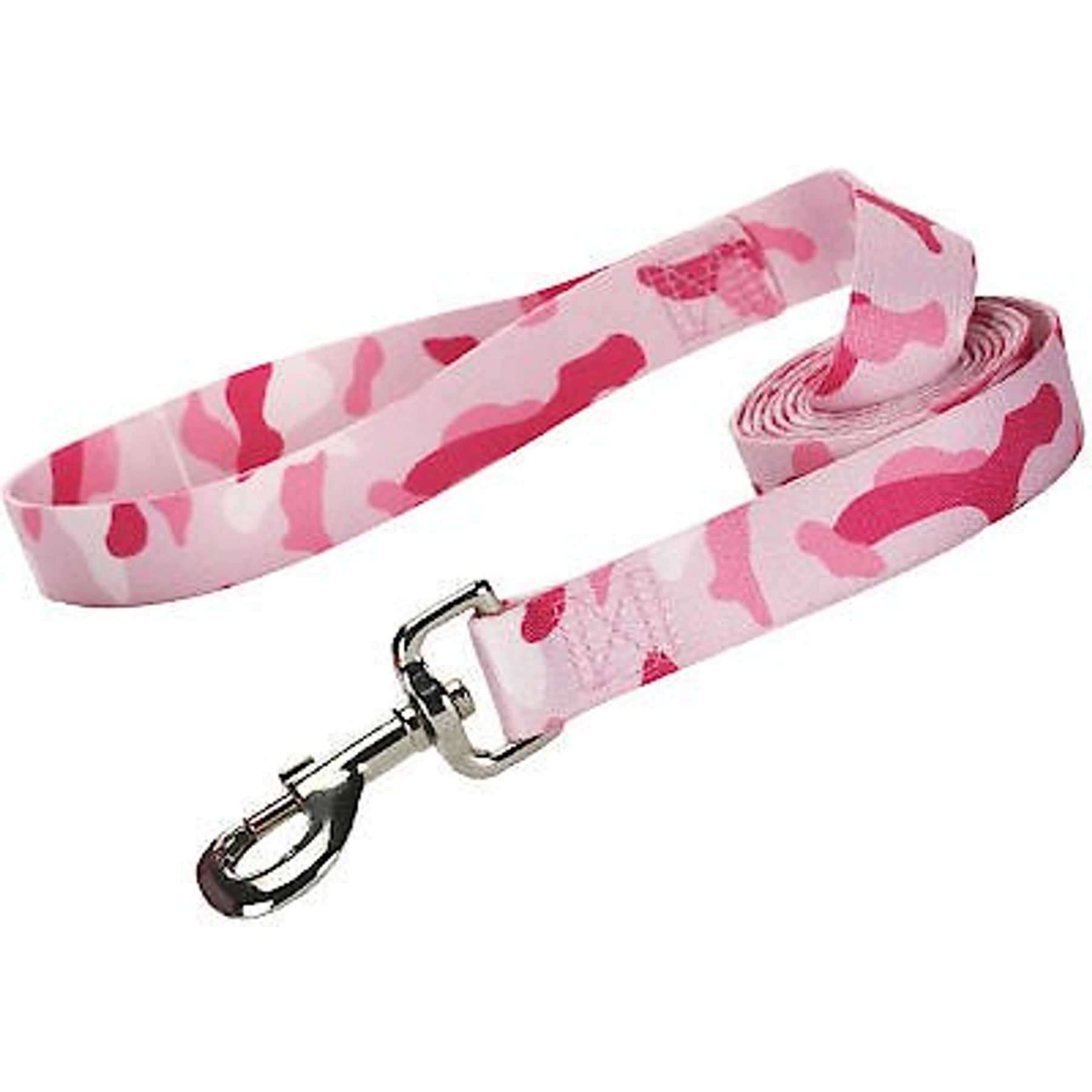 Guardian Gear Nylon Dog Lead, Pink Camo, 4'x 5/8" lead