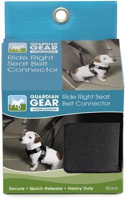Show full view: Guardian Gear Ride Right Seat Belt Connector for Dogs, Black slide 4 of 5