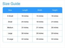 Guardian Gear Single Door Collapsible Soft-Sided Dog Crate, Purple/Turquoise, 18 inch slide 2 of 5