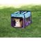 Show in main carousel: Guardian Gear Single Door Collapsible Soft-Sided Dog Crate, Purple/Turquoise, 18 inch slide 4 of 8