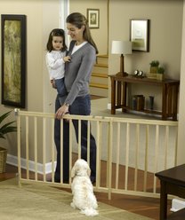 GuardMasterIII Wood Slat Walk-Thru TOS rated with Quick Remove Feature, Natural
