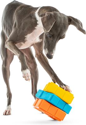 Show full view: GURU Dog-X-Cube Interactive Treat Dispensing Dog Toy, Medium slide 5 of 9