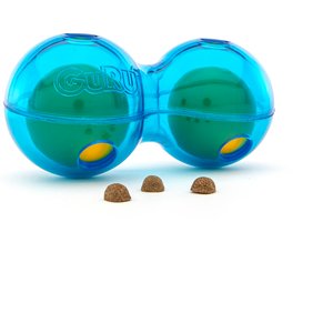 GURU Duo Ball Treat Dispensing Dog Toy, Medium