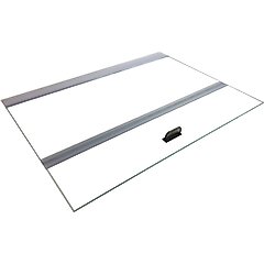 H2Pro Glass Canopy Aquarium Fish Tank Cover, 20-in