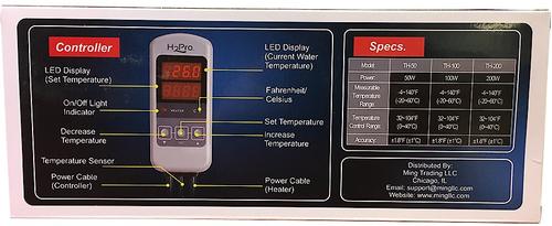 Show full view: H2Pro Titanium Aquarium Heater, 100-watt slide 3 of 3