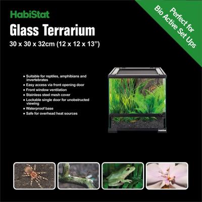 Show full view: Habistat Glass Reptile Arboreal Terrarium, 8.1-gal slide 8 of 9