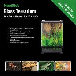 Habistat Glass Reptile Arboreal Terrarium, 11.2-gal slide 2 of 9