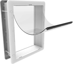 Hakuna Pets Essential Dog & Cat Door, White, Small