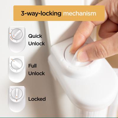 Show full view: Hakuna Pets Retractable Steel & Mesh Mounted Dog & Cat Gate, 33-in, White slide 6 of 12