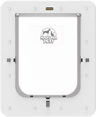 Show full view: Hakuna Pets Super Tough Dog & Cat Door, White, Medium slide 3 of 8