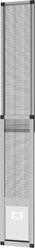Hakuna Pets V2 Patio UV Resistant Mesh Locking Dog Door, Silver, Medium