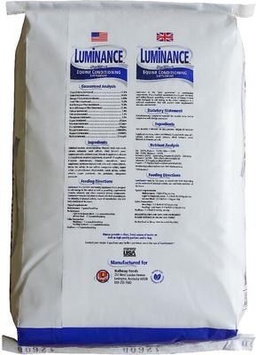 Show full view: Hallway Feeds Luminance Fortified Equine Conditioning High Fat Horse Feed, 40-lb bag slide 3 of 6