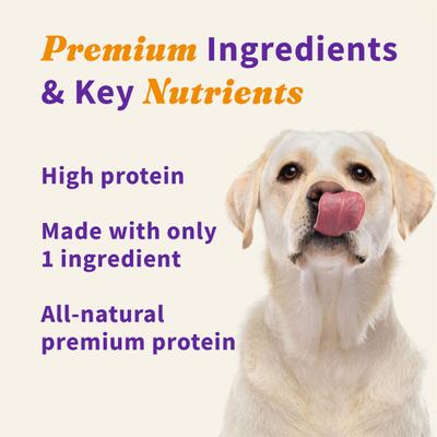 Show full view: Halo 100% Chicken Breast Freeze-Dried Dog Treats, 3.7-oz bag slide 6 of 11