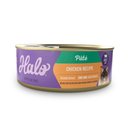 Halo Adult Grain-Free Pate Chicken Recipe Wet Cat Food, 5.5-oz can, case of 12